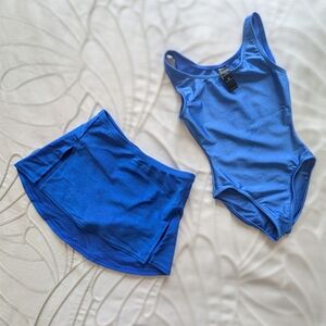 Girl's Mondor Ballet Leotard Skirt Set